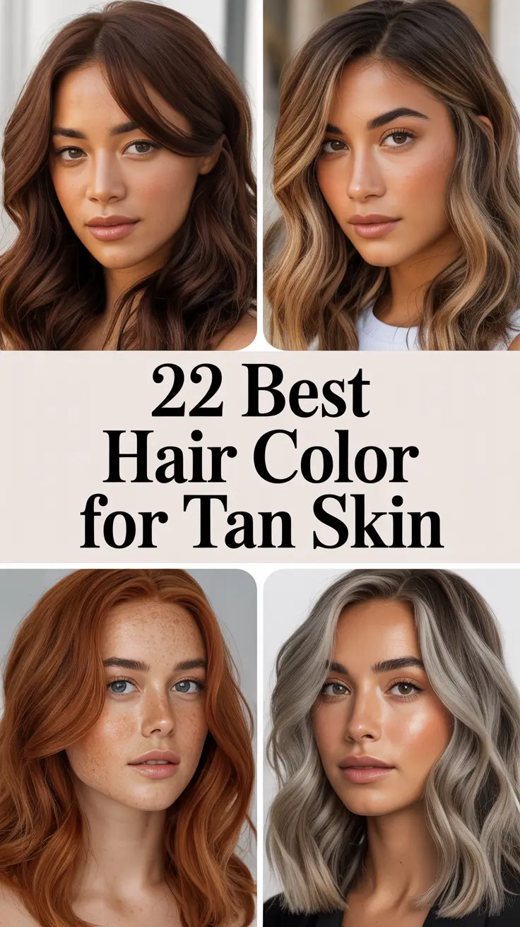 Best Hair Color for Tan Skin 2026: Trendy Shades to Glow with Every Tone