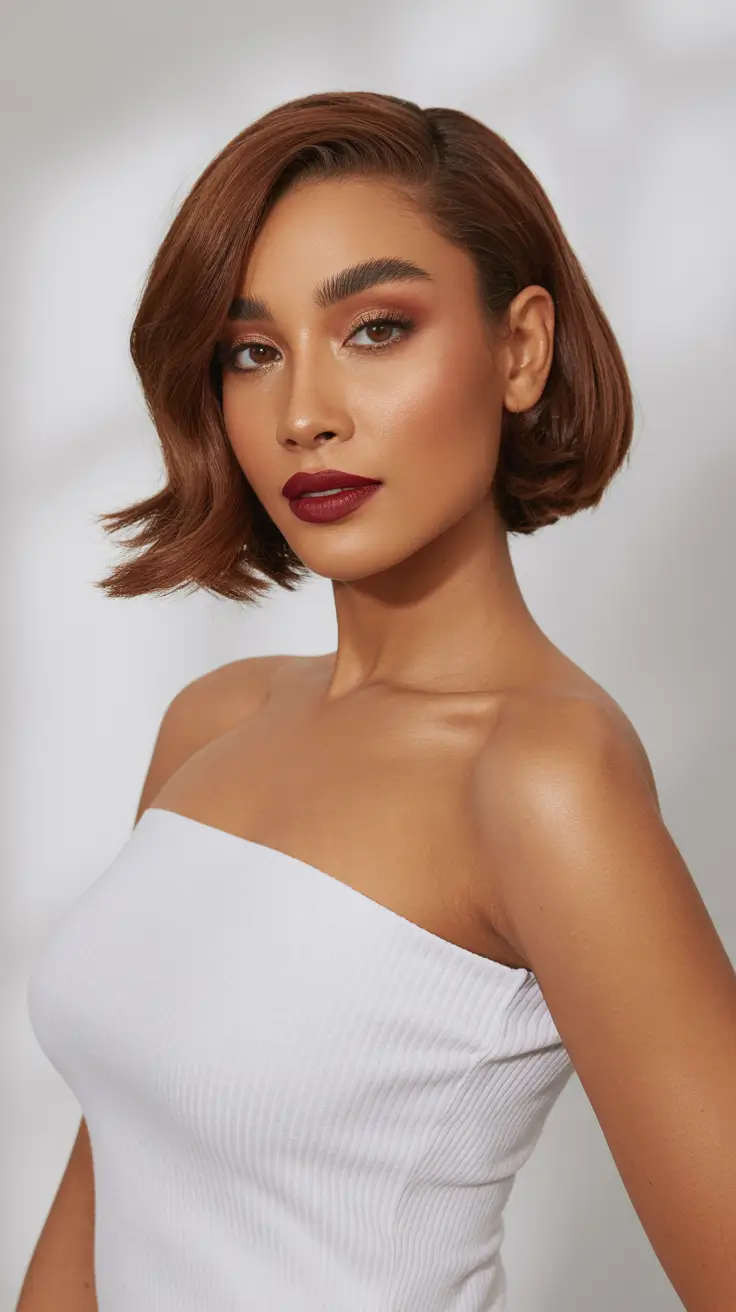 hair color warm skin tone Chestnut Elegance