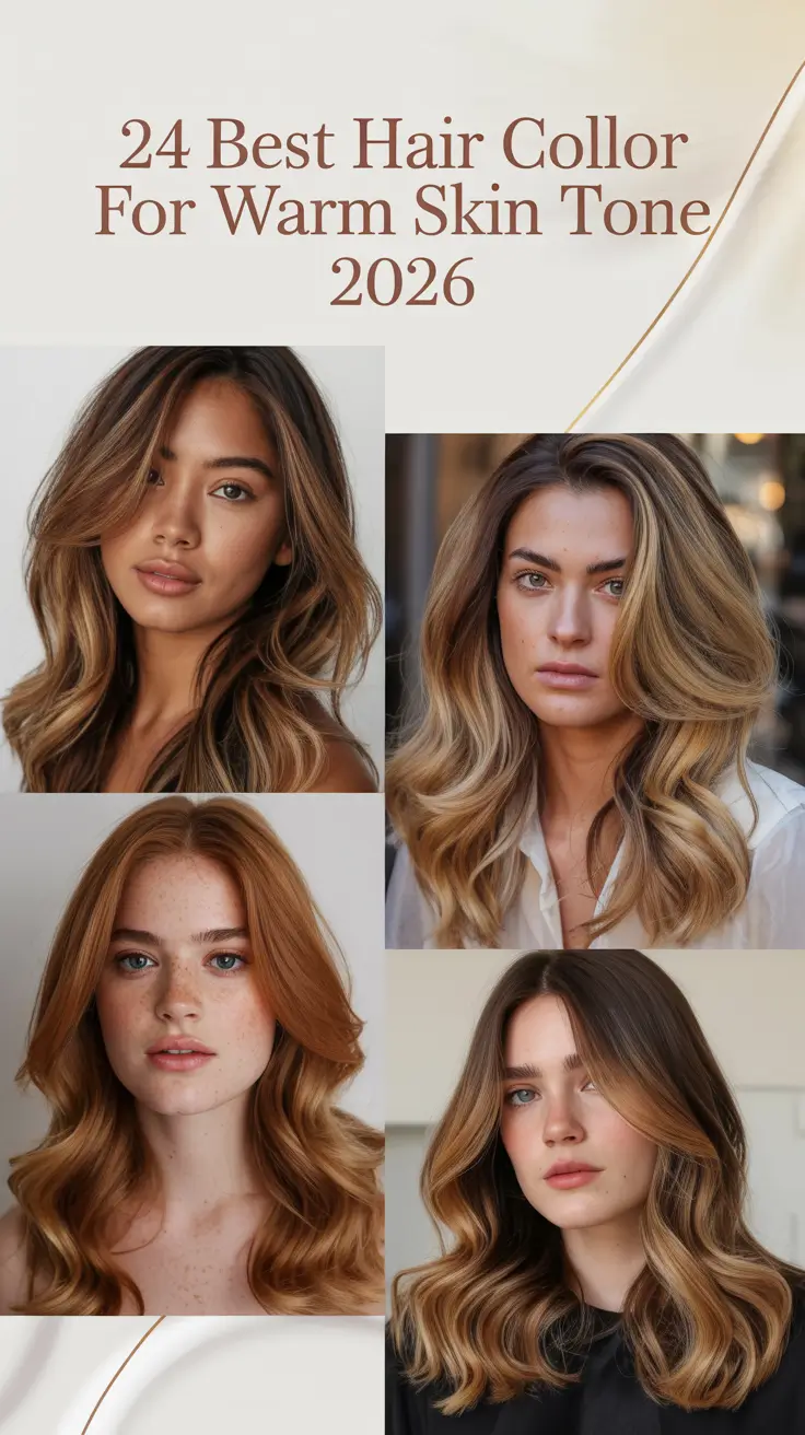 Best Hair Color for Warm Skin Tone 2026: Chic Shades That Flatter Every Season