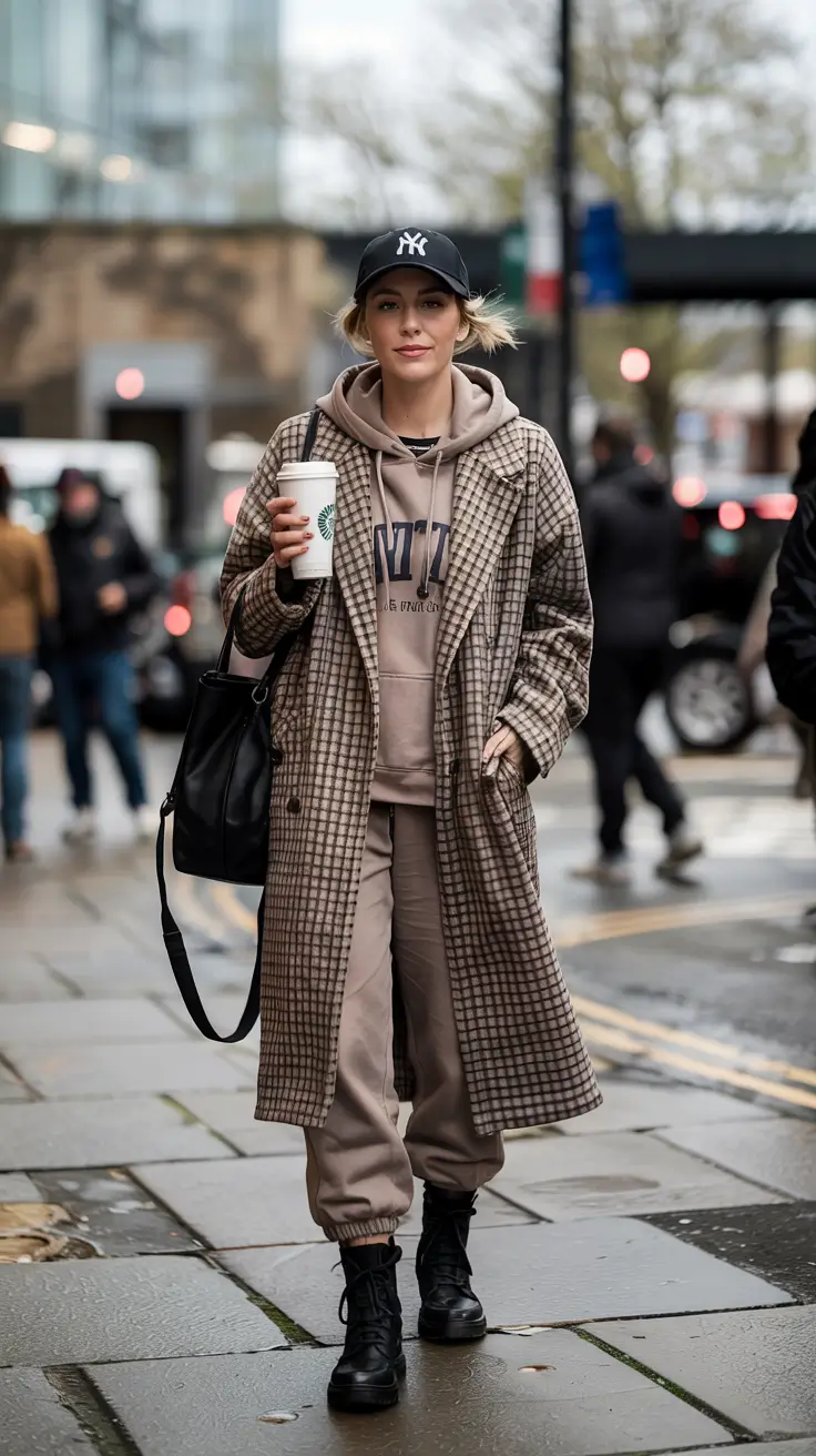 new york outfits casual Cozy Sporty Layers for the City Rush