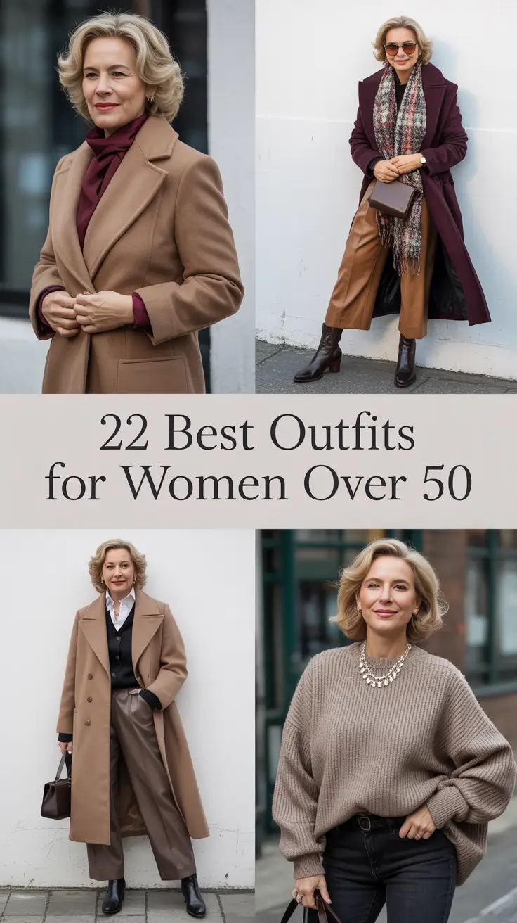 Best Outfits for Women Over 50 in 2026: Classic, Fashionable & Effortlessly Modern Looks
