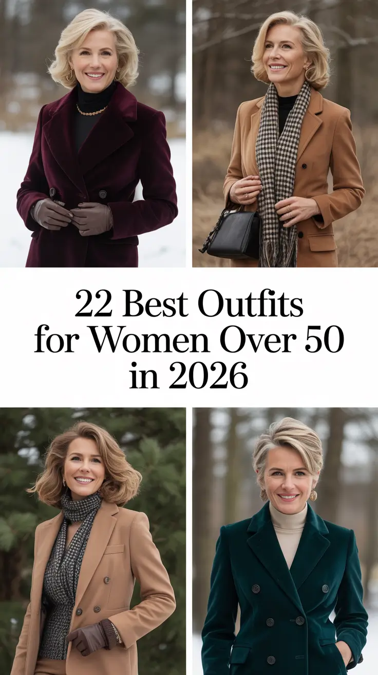 Best Outfits for Women Over 50 in 2026: Classic, Fashionable & Effortlessly Modern Looks