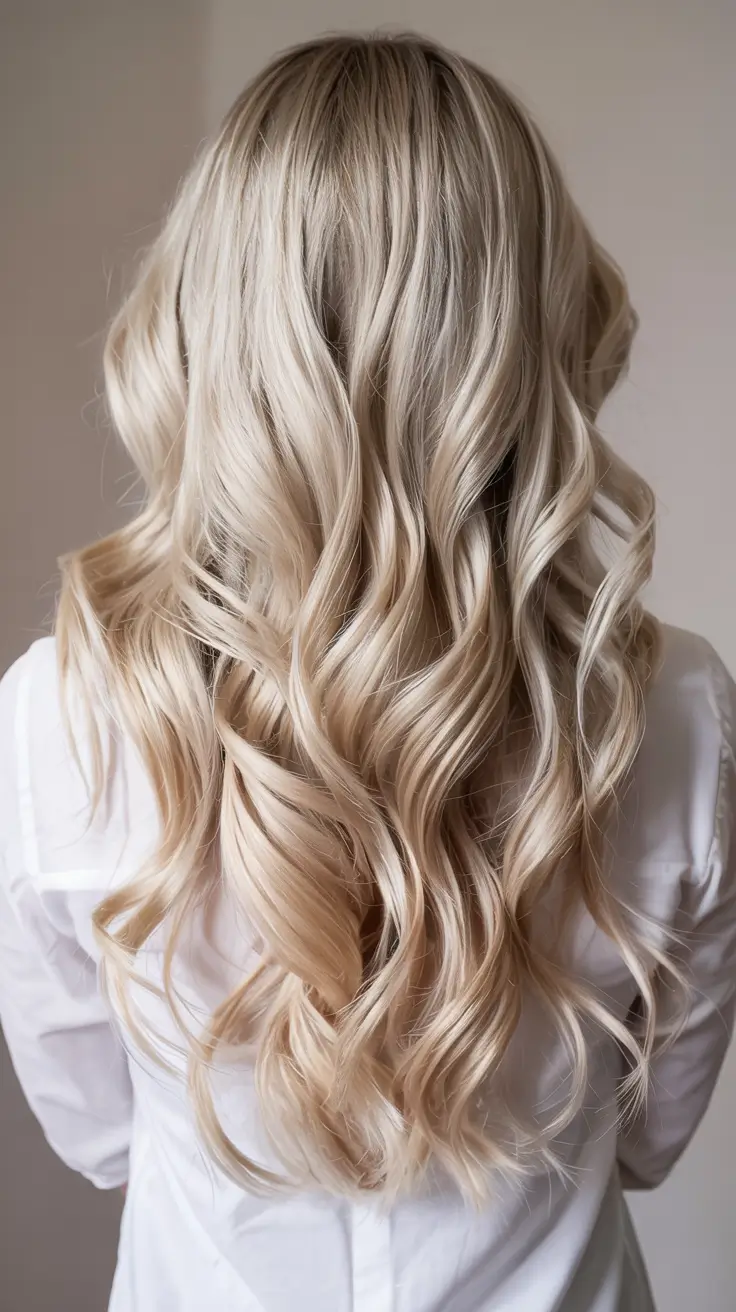 blonde hair color 2026 Classic Light Platinum Glow