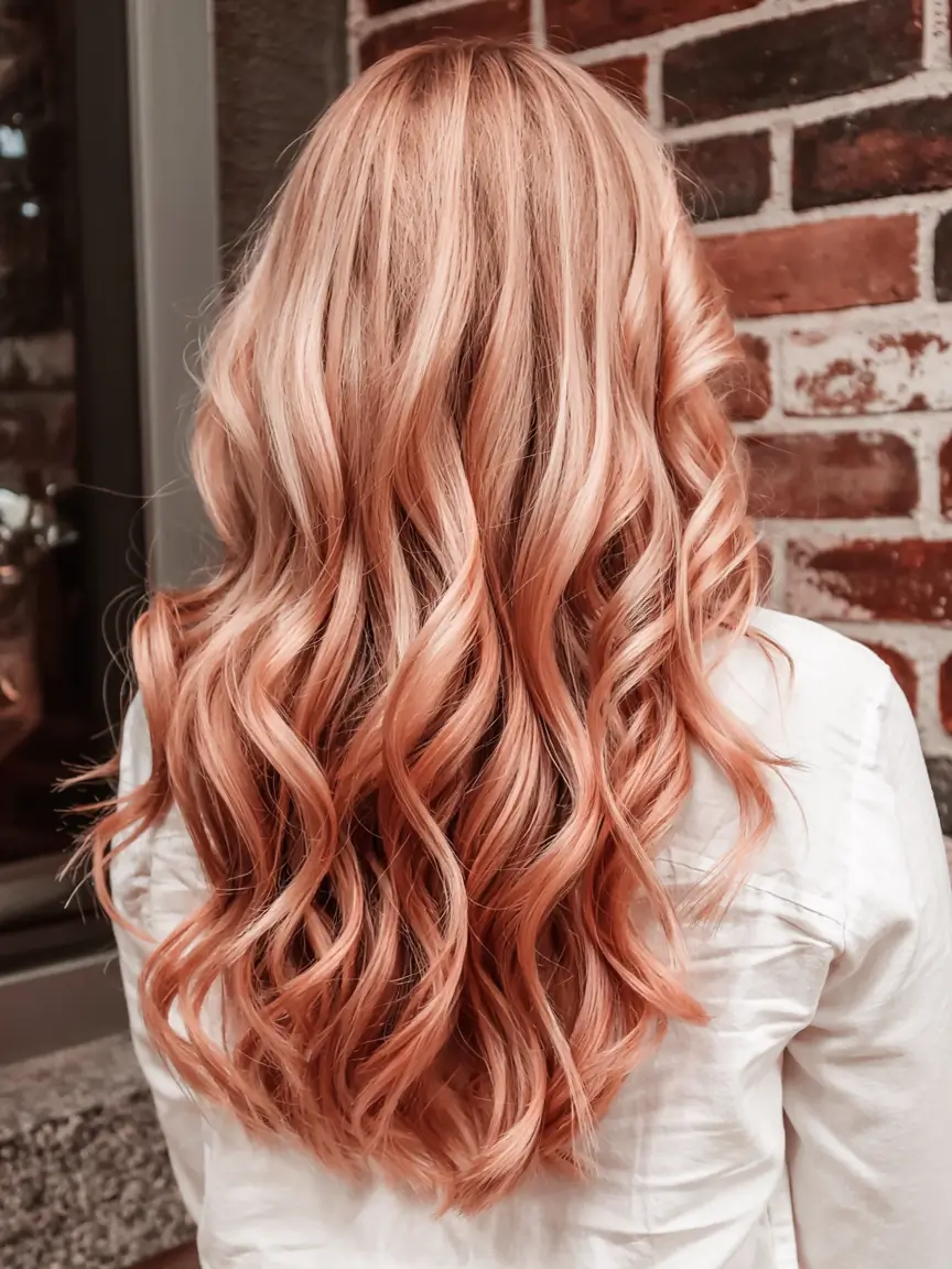 blonde hair color 2026 Fall Strawberry Copper Blonde