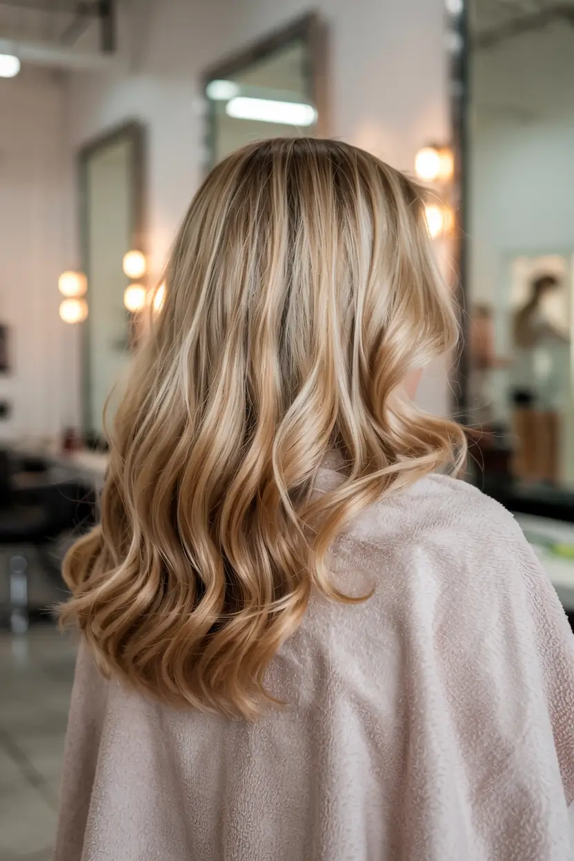 blonde hair color 2026 Champagne Glow Blonde