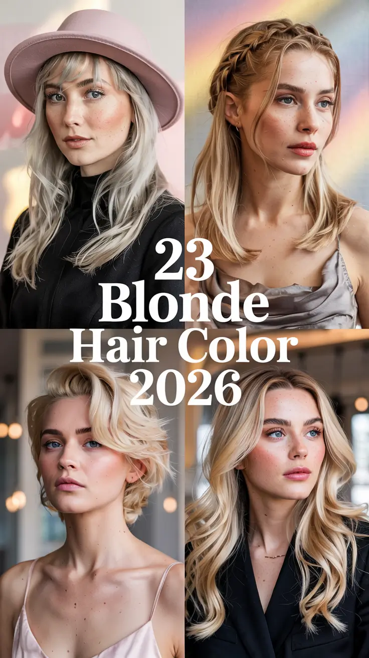 Blonde Hair Color 2026: The Most Beautiful Shades, Highlights, and Balayage Ideas for Every Season