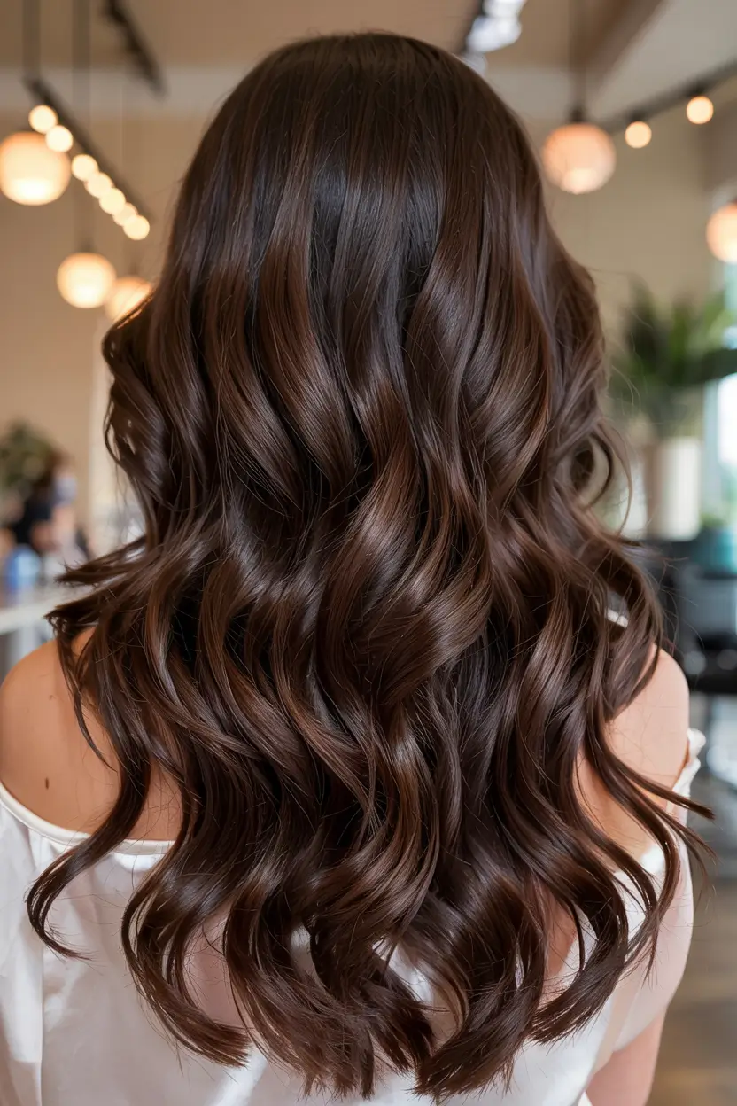brown hair colors 2026 ideas espresso shine waves