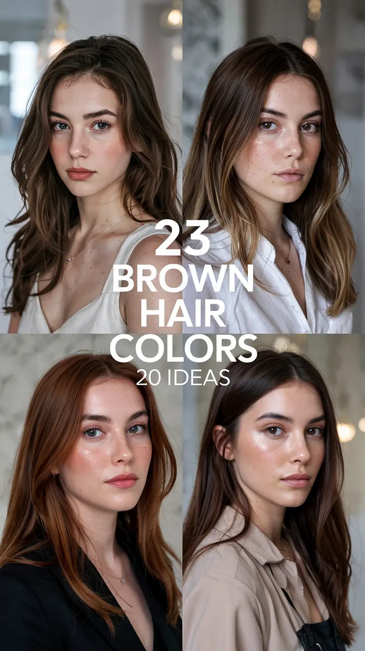 Brown Hair Colors 2026 Ideas: Trendy Shades, Highlights & Modern Brown Tones