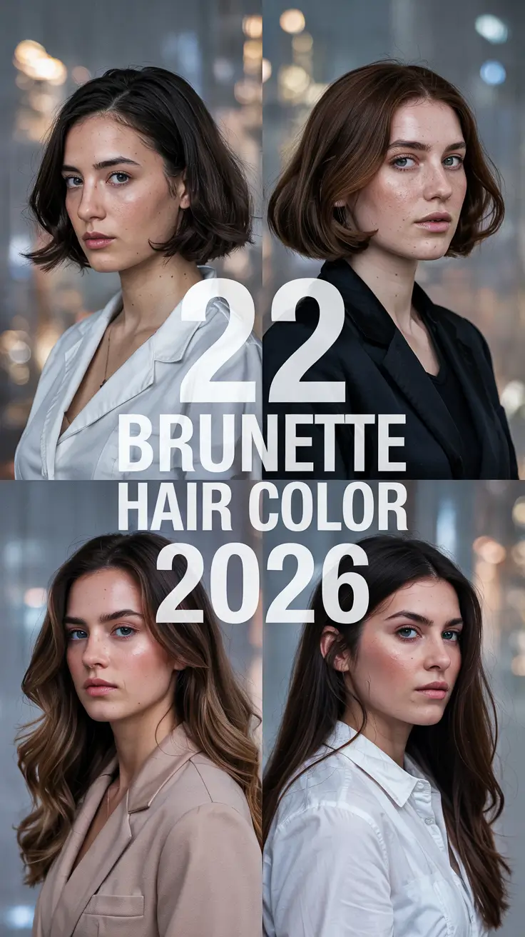 Brunette Hair Color 2026: Cool, Rich & Low-Maintenance Ideas You’ll Want to Try