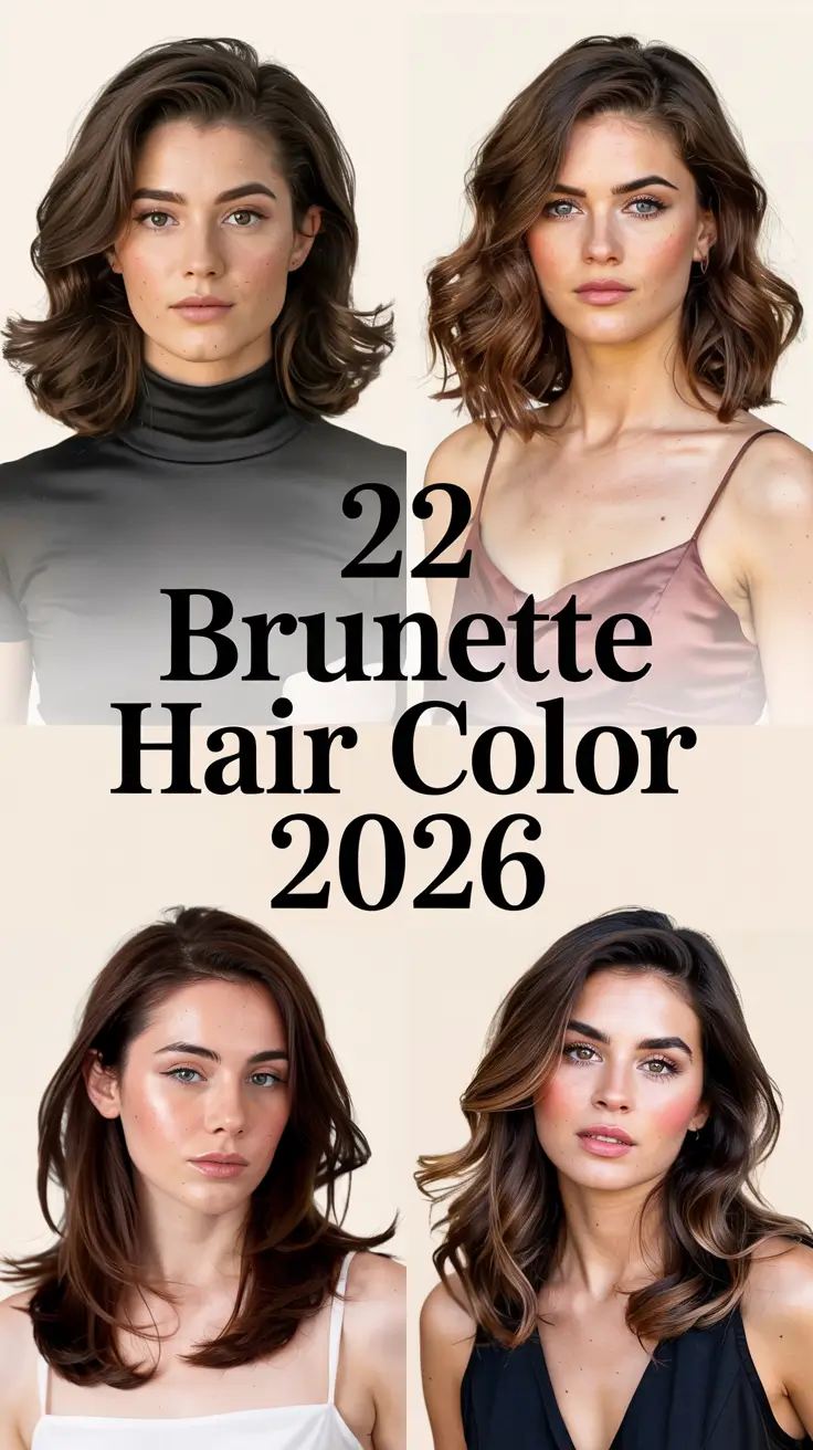 Brunette Hair Color 2026: Cool, Rich & Low-Maintenance Ideas You’ll Want to Try