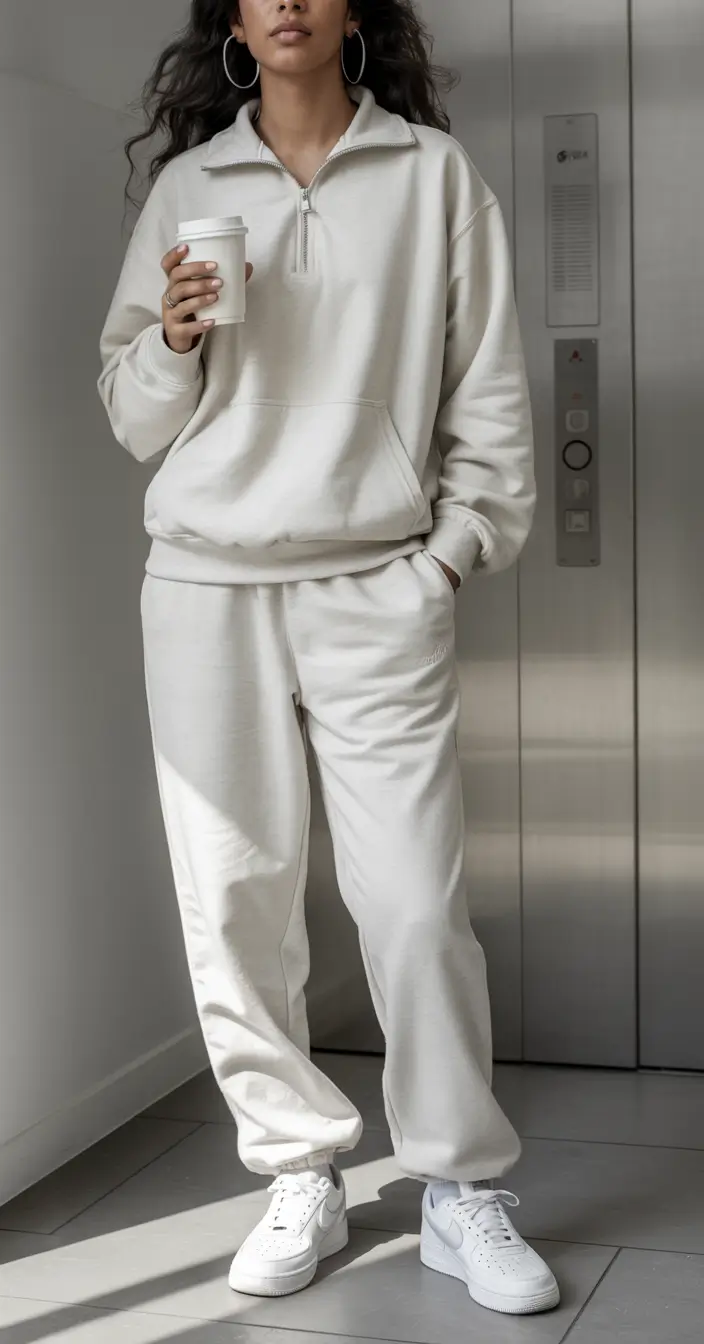 capsule wardrobe outfits casual Elevated Athleisure for Effortless Days