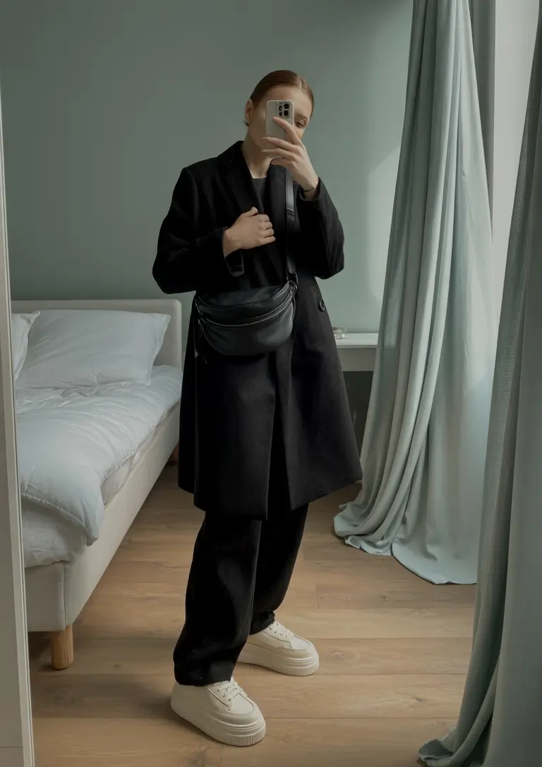 capsule wardrobe outfits minimalist Urban Monochrome for the Modern Minimalist