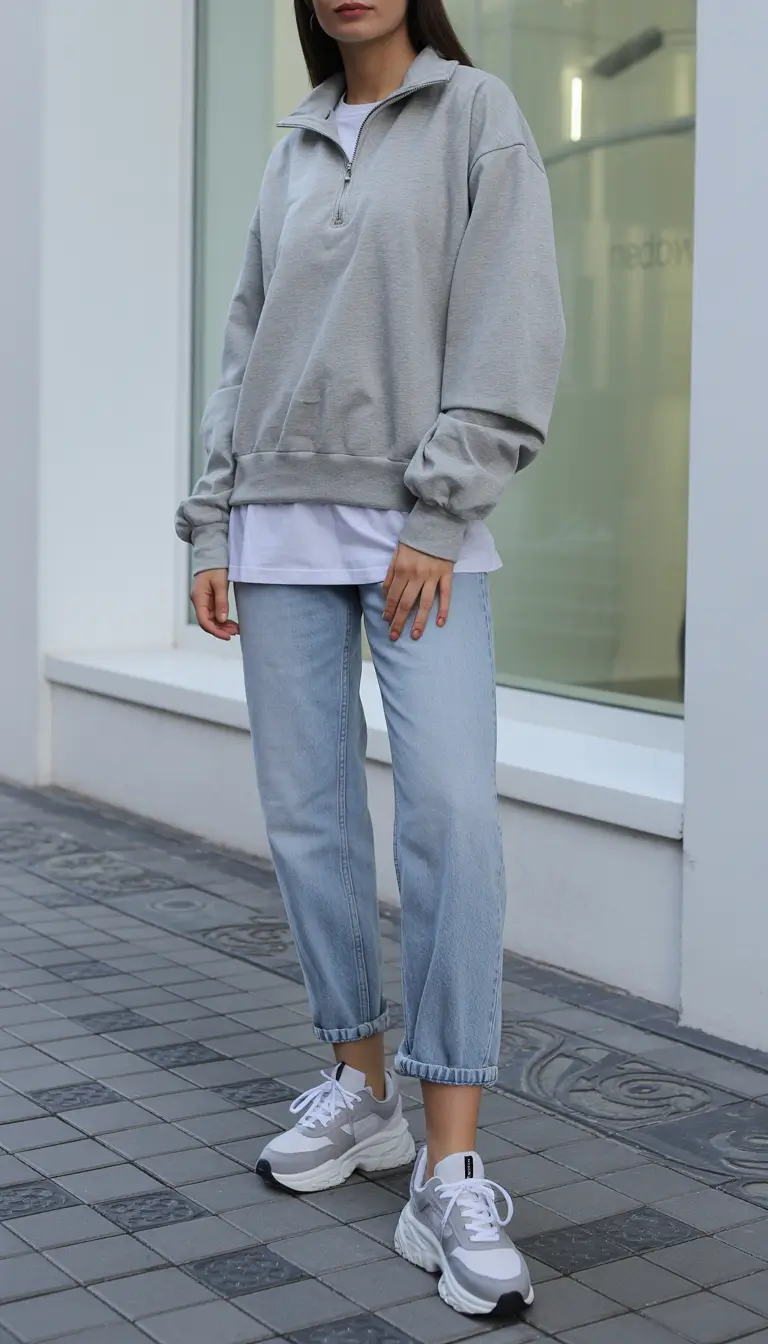 capsule wardrobe outfits casual Effortless Street Cool