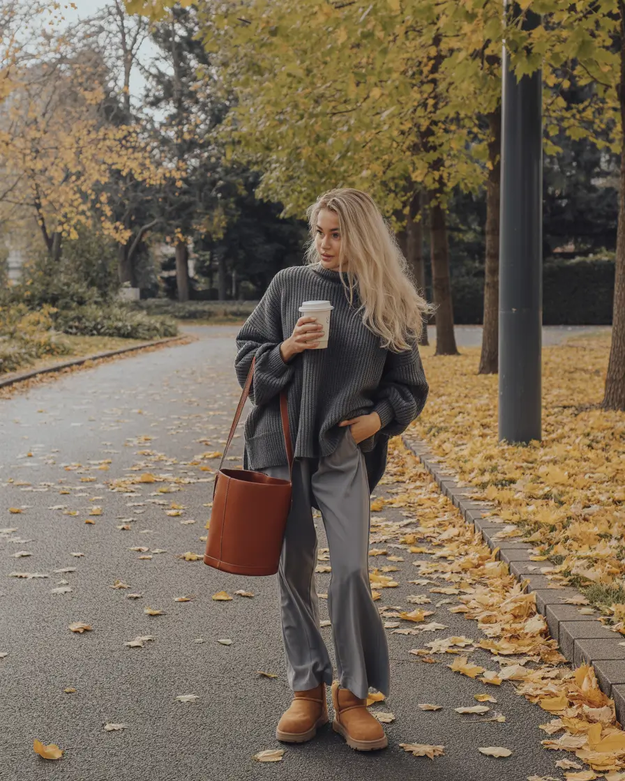ugg outfits fall Autumn Walk in Earthy Calm