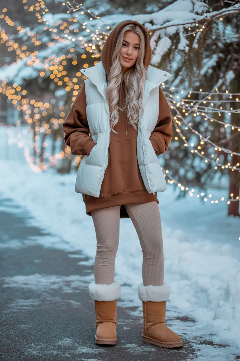 ugg outfits winter Snowy Caramel Glow