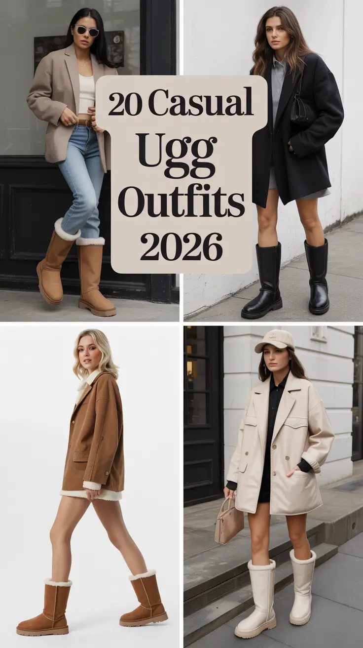 Casual Ugg Outfits 2026: Cozy, Chic, and Effortlessly Aesthetic Winter Ideas