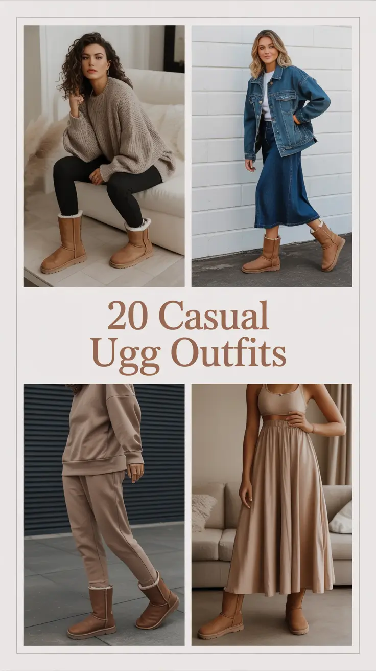 Casual Ugg Outfits 2026: Cozy, Chic, and Effortlessly Aesthetic Winter Ideas