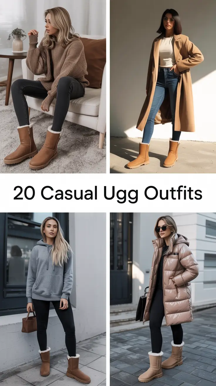 Casual Ugg Outfits 2026: Cozy, Chic, and Effortlessly Aesthetic Winter Ideas