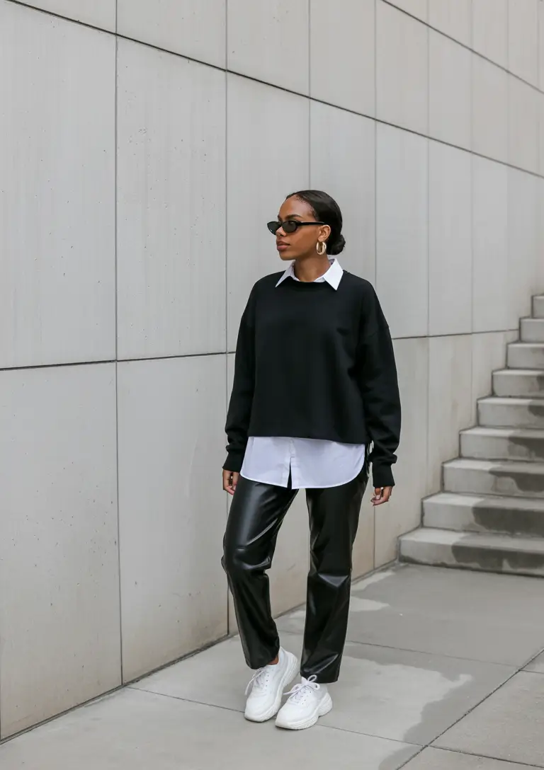 outfits for black women school Smart Layers with an Urban Twist