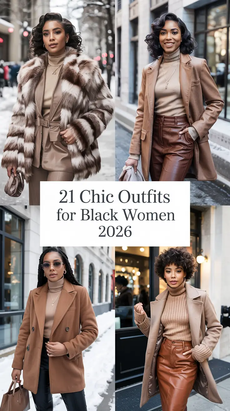Chic Outfits for Black Women 2026: Effortless Streetwear and Timeless Elegance for Every Season