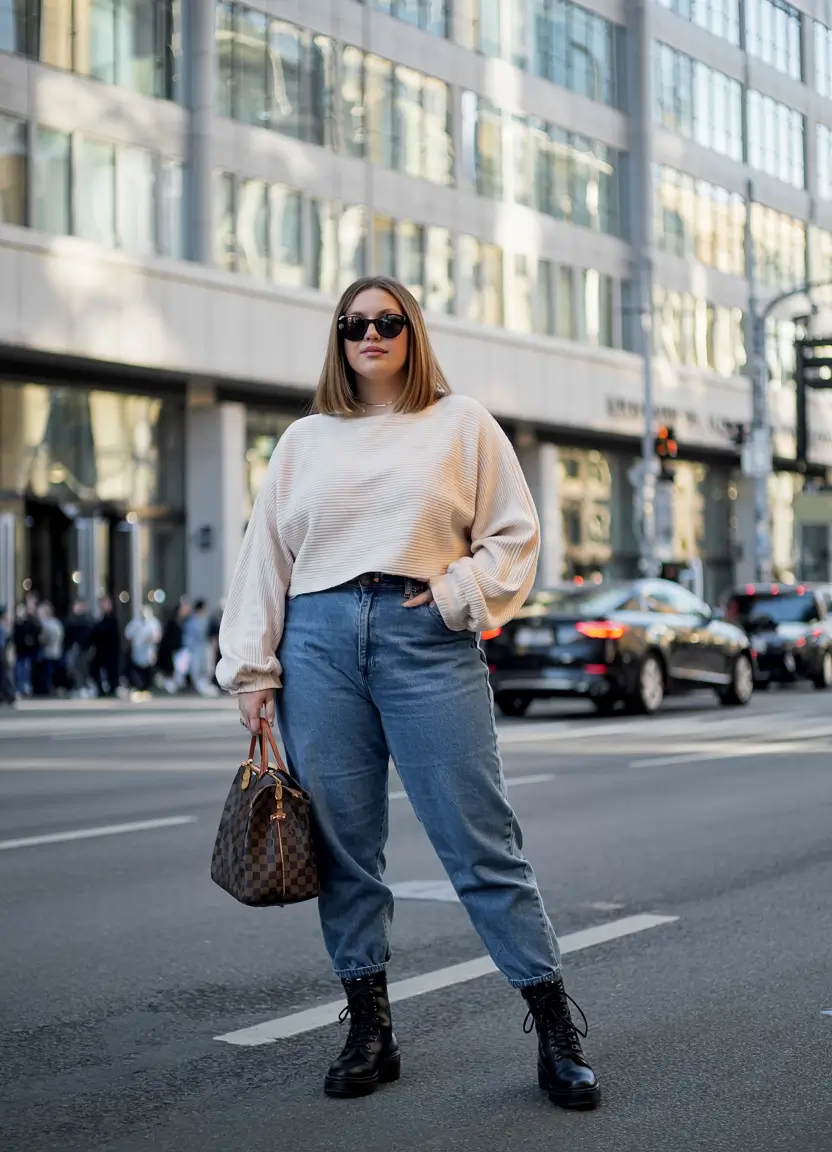 plus size outfits Street Luxe Simplicity