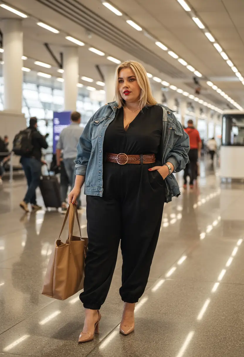 plus size outfits for women Jet-Set Denim Confidence