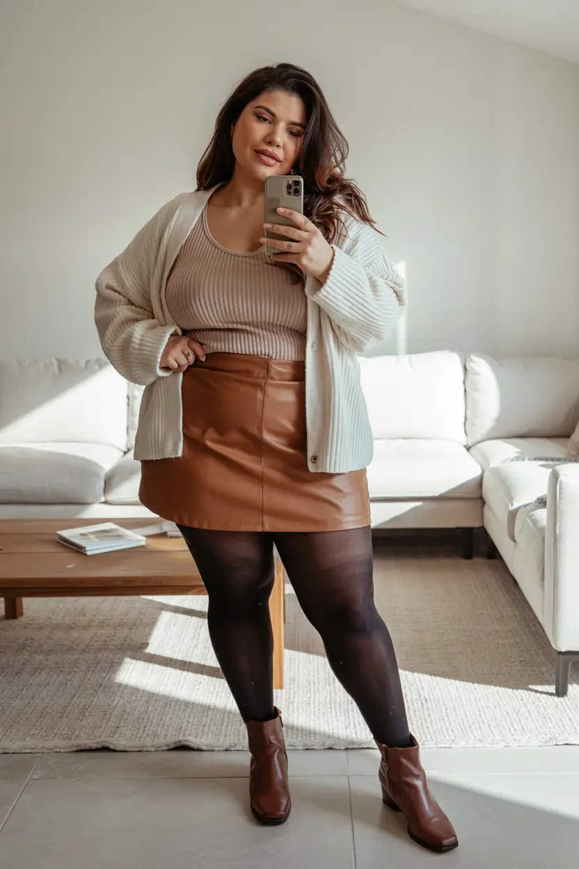 plus size outfits fall Warm-Toned Charm