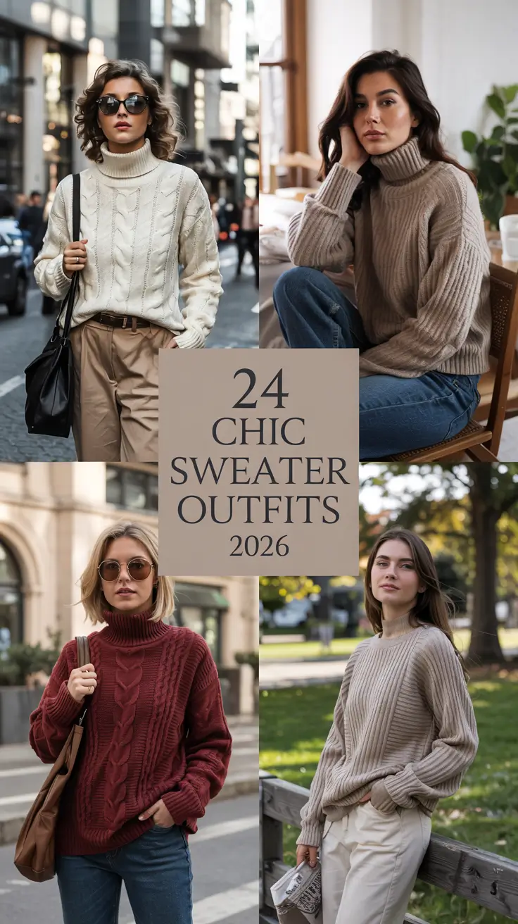 Chic Sweater Outfits 2026: Cozy, Classy & Effortlessly Stylish Looks for Every Season