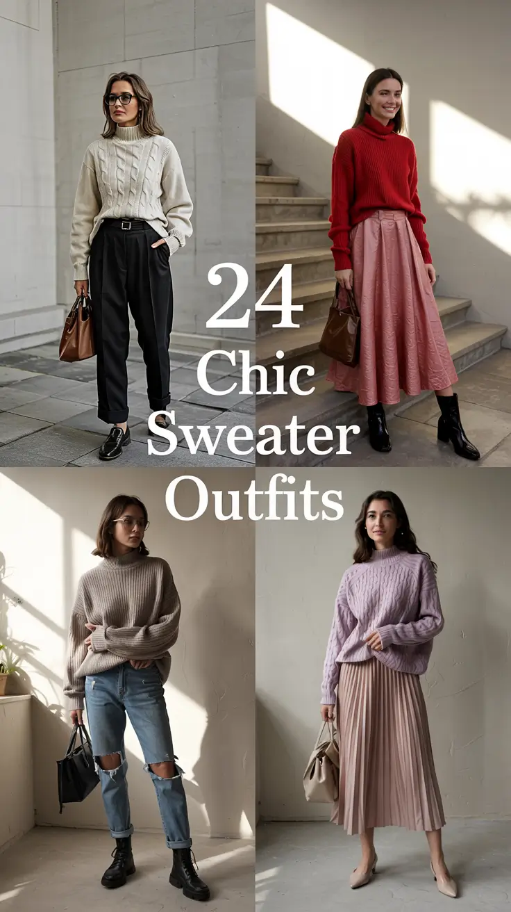 Chic Sweater Outfits 2026: Cozy, Classy & Effortlessly Stylish Looks for Every Season