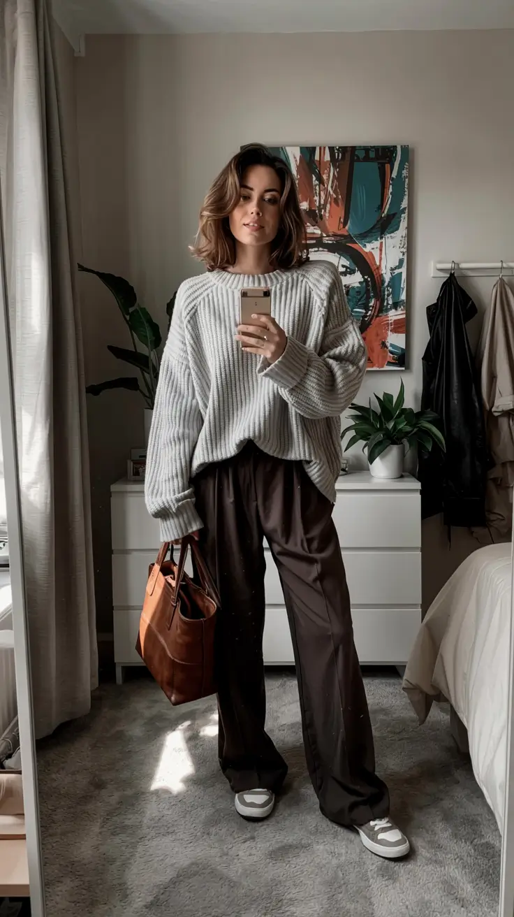 Cute midsize outfits 2026 - Relaxed Neutrals With a Soft-Balance Silhouette