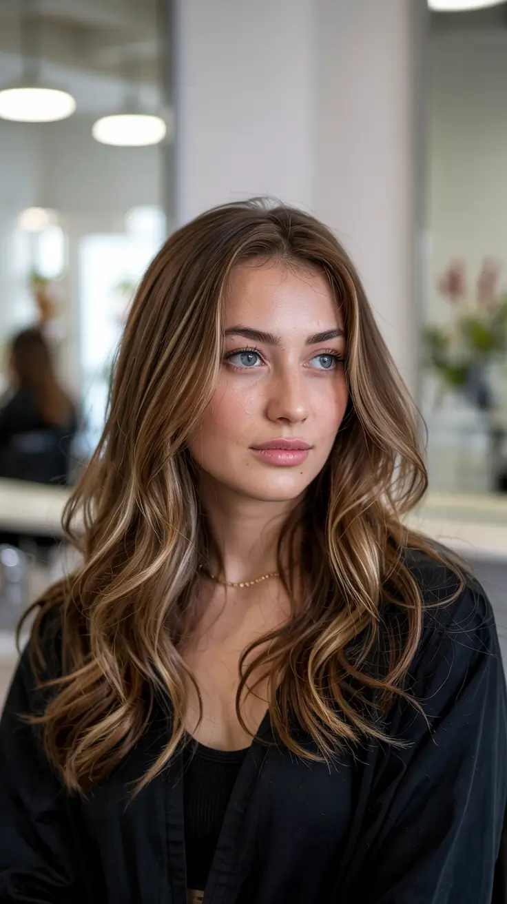 dark blonde hair color 2026 classic golden brunette blend