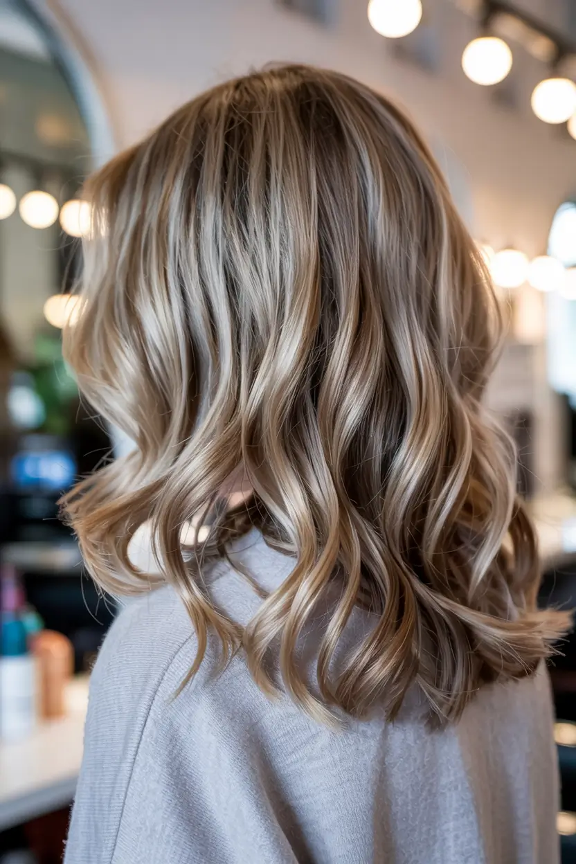 dark blonde hair color 2026 cool toned balayage perfection