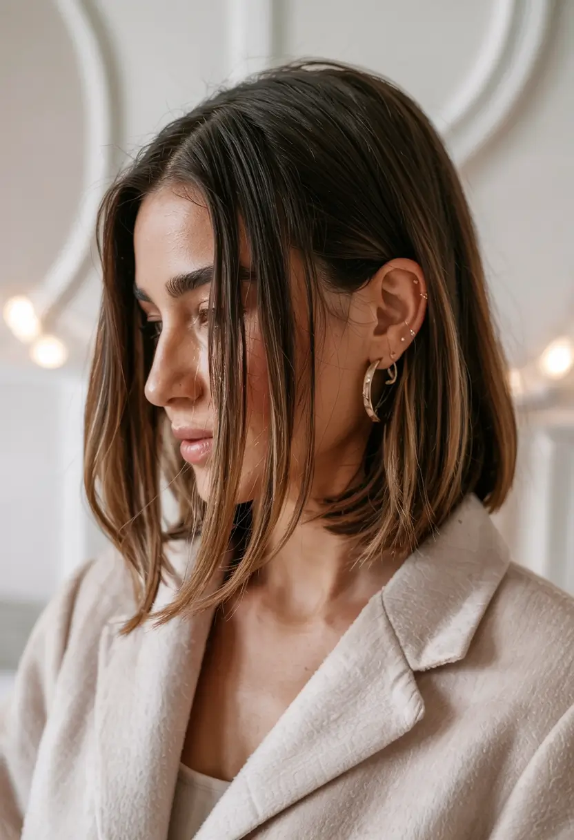 dark blonde hair color 2026 Chic Short Bob