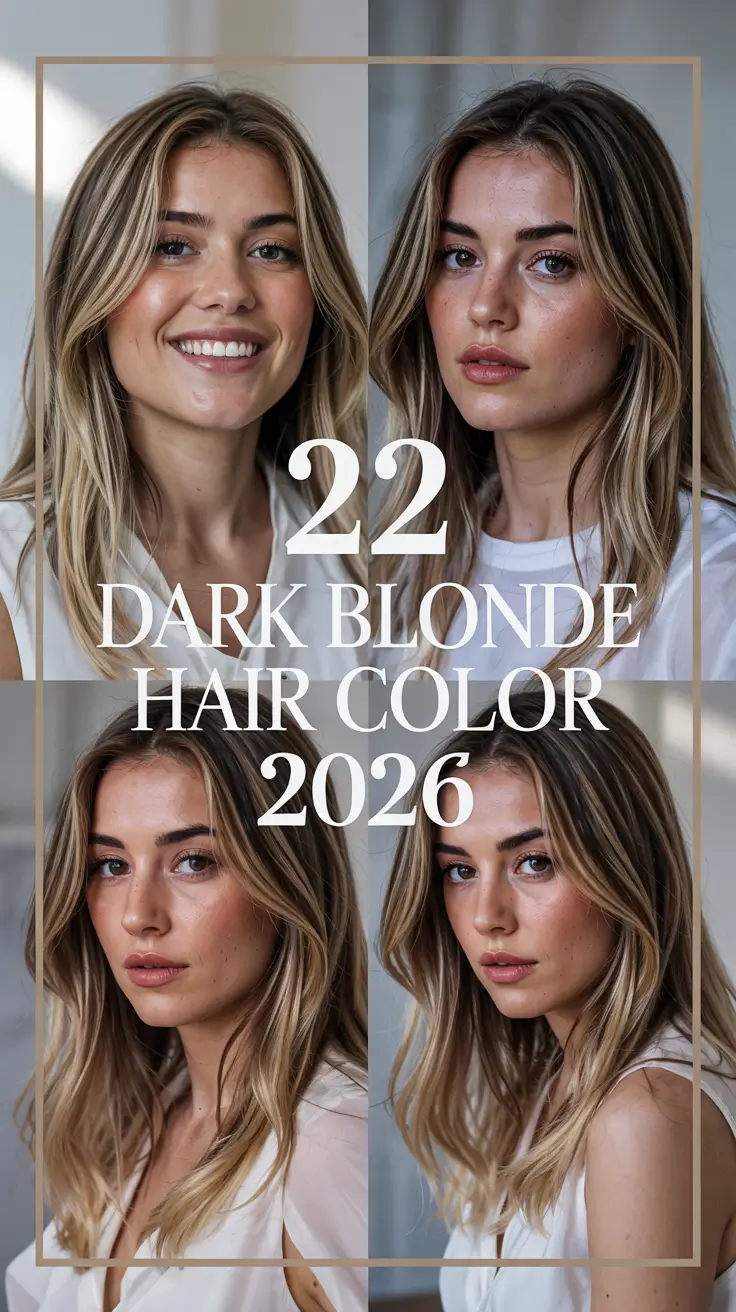 Dark Blonde Hair Color 2026: Cool, Natural & Caramel Ideas You’ll Fall in Love With