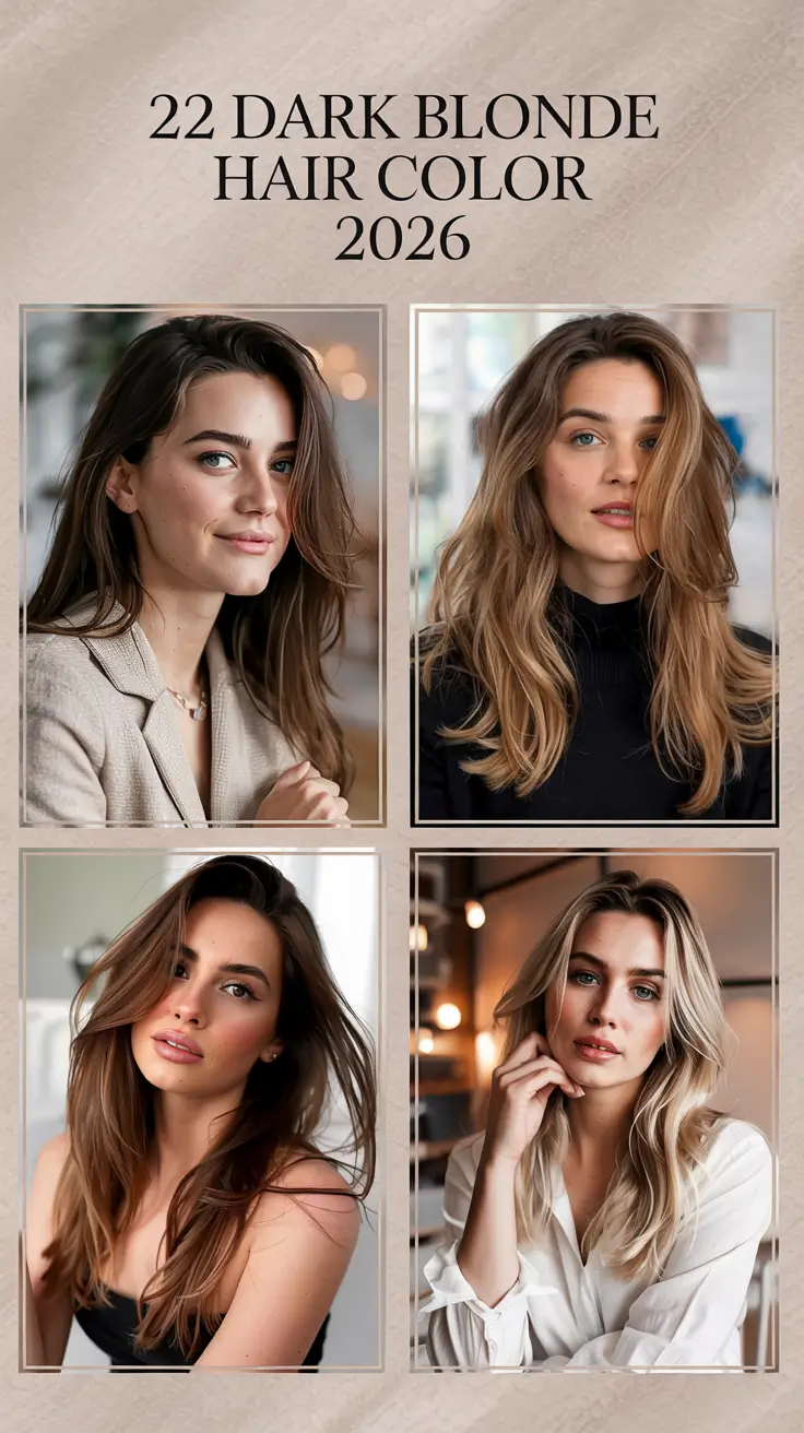 Dark Blonde Hair Color 2026: Cool, Natural & Caramel Ideas You’ll Fall in Love With