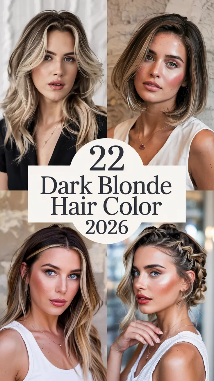 Dark Blonde Hair Color 2026: Cool, Natural & Caramel Ideas You’ll Fall in Love With