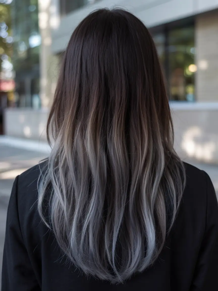 dark brown hair color 2026 smoky gradient elegance