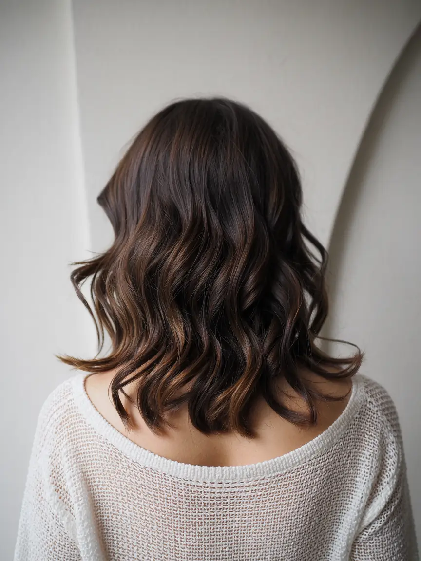 dark brown hair color 2026 coffee bean glow