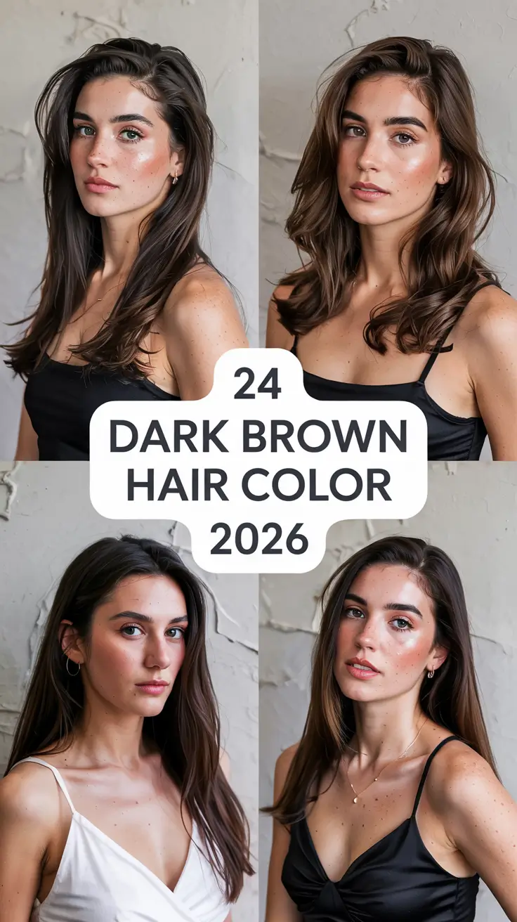 Dark Brown Hair Color 2026: Rich, Natural Shades and Inspo Ideas for Brunettes