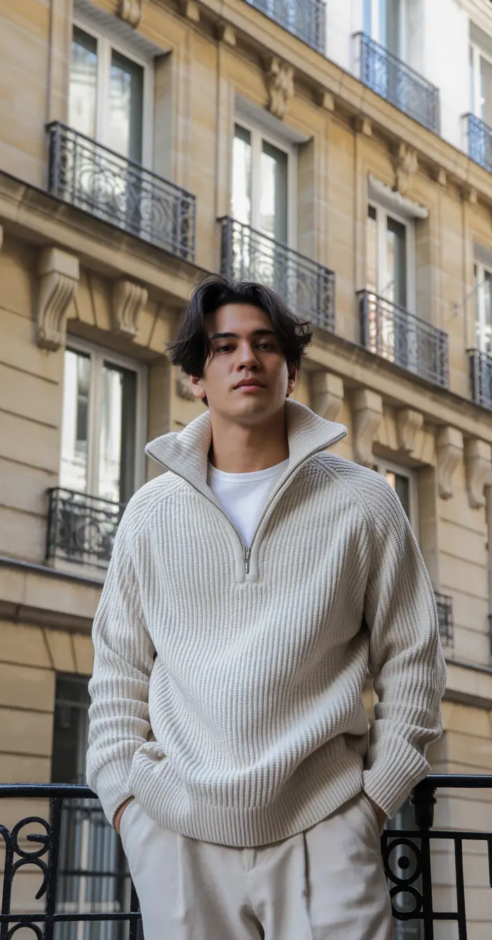 Formal outfits for men 2026 Ivory Texture and the French Touch