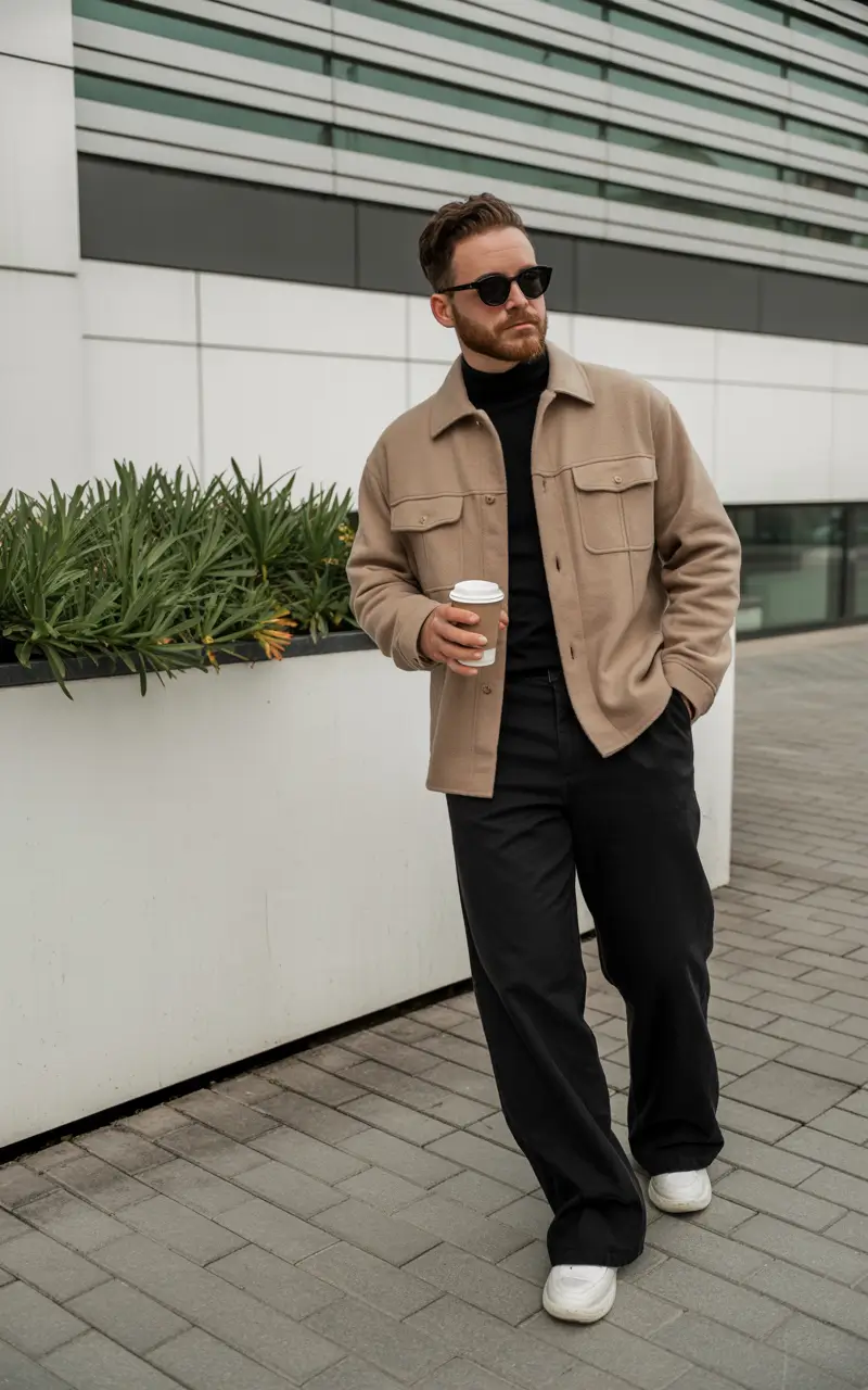 Formal outfits for men 2026 Beige Precision for the Modern Minimalist