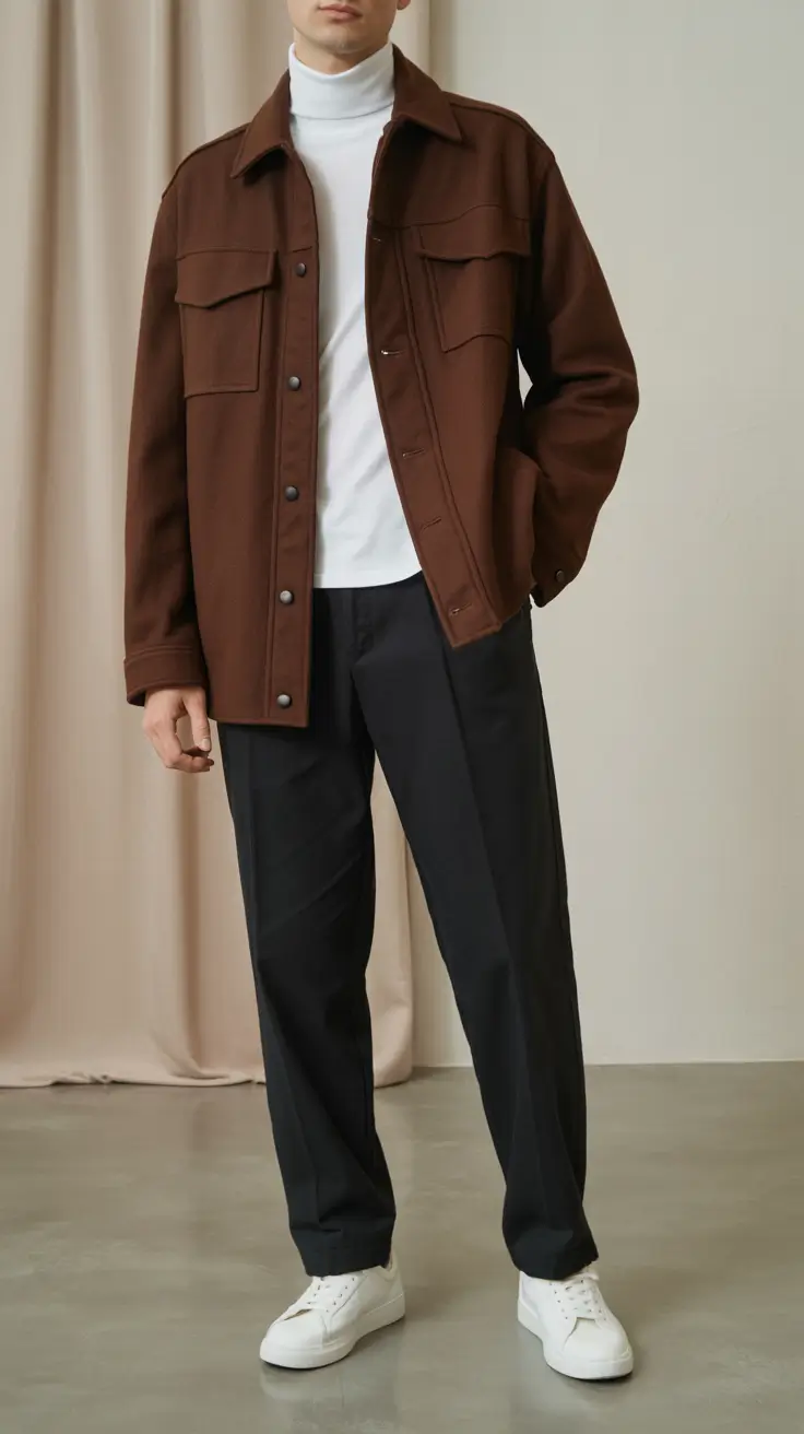 Formal outfits for men 2026 Modern Chocolate Tones for Understated Sophistication