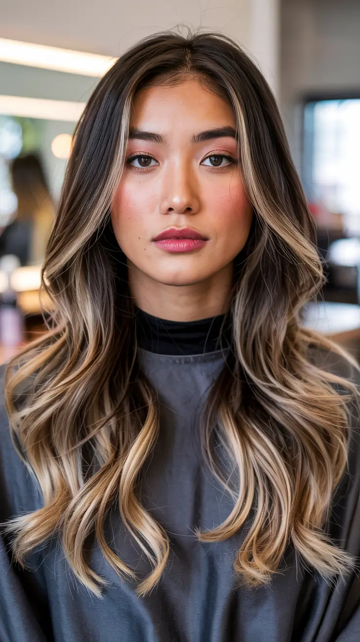 hair color ideas 2026 Vanilla Smoke Balayage