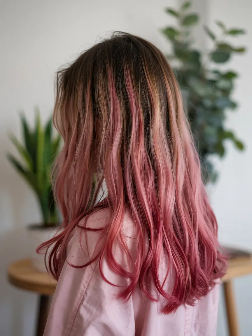 Hair color ideas 2026 Rose Quartz Fade