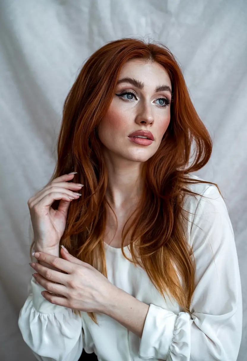 hair color ideas 2026 Sunset Copper Romance