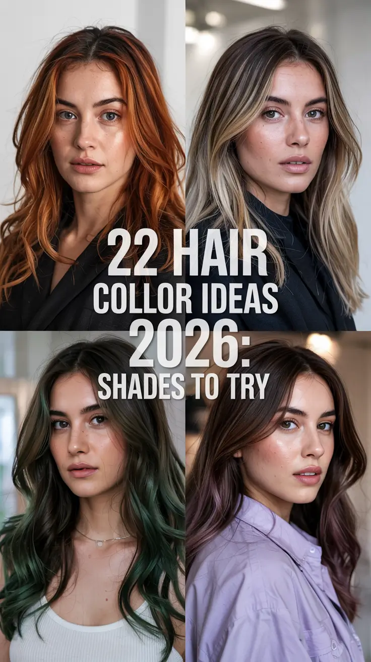 Hair Color Ideas 2026: Shades to Try for Every Mood and Season