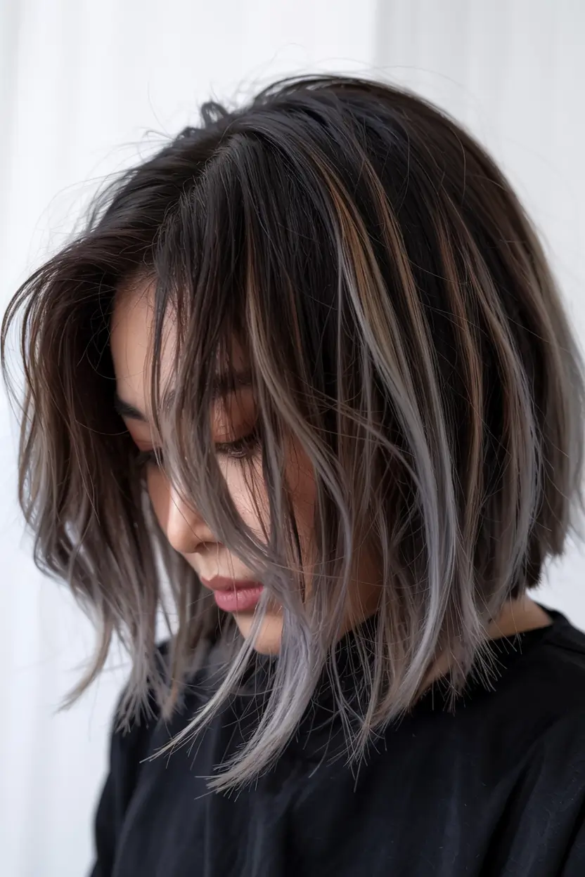 Hair Color Trends 2026 Smoky Mushroom Brown Bob