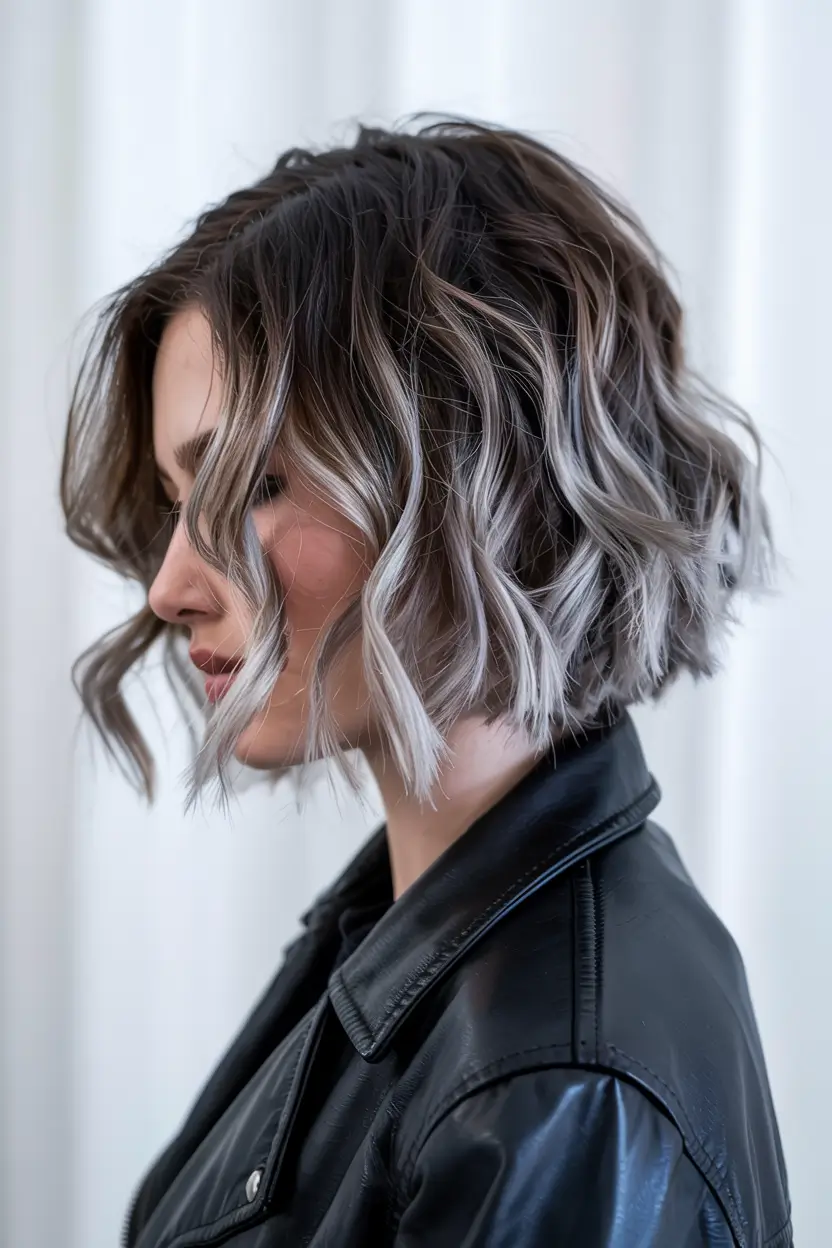 Hair Color Trends 2026 Smoky Silver Edge