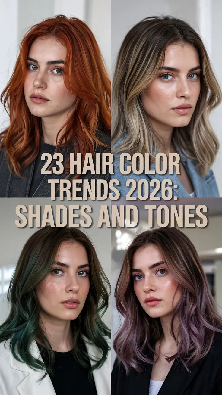 Hair Color Trends 2026: Shades and Tones You’ll Actually Want to Try