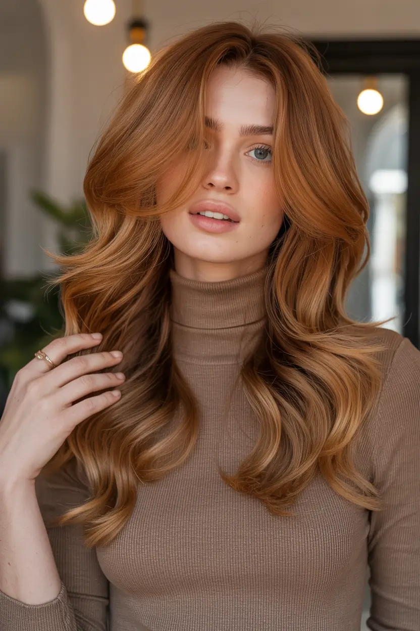 Honey blonde hair color 2026 Soft Golden Flow